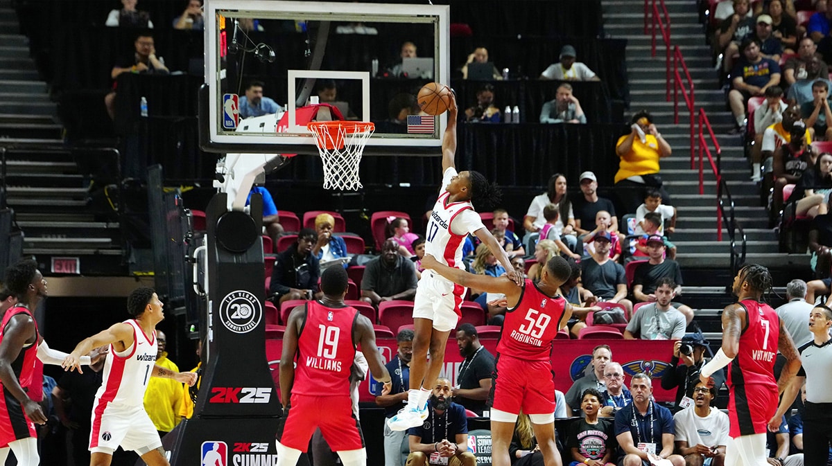2024年NBA夏季联赛对巫师队的最大过度反应1 2024年NBA夏季联赛对巫师队的最大过度反应1
